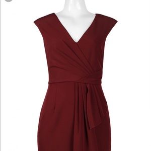 NWT Adrianna Papell Daytime Burgundy Dress